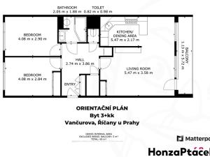 Prodej bytu 3+1, Říčany, Vančurova, 72 m2