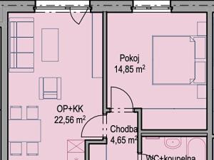 Prodej bytu 2+kk, Kladno, Benediktínská, 49 m2