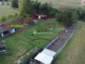 Prodej pozemku pro bydlení, Vroutek, Nádražní, 810 m2