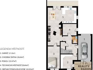 Prodej rodinného domu, Popůvky, 180 m2