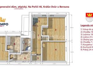 Prodej rodinného domu, Králův Dvůr - Karlova Huť, Na Poříčí, 286 m2