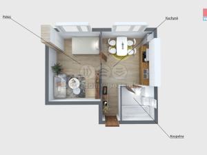 Prodej bytu 1+1, Dolní Poustevna, Komenského, 42 m2