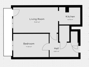 Pronájem bytu 2+kk, Praha - Záběhlice, Choceradská, 44 m2