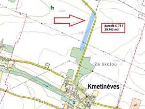 Prodej pole, Kmetiněves, 29402 m2