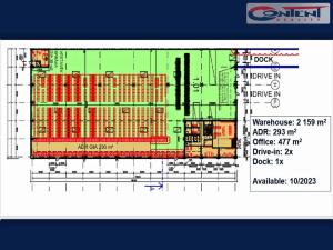 Pronájem výrobních prostor, Brno - Tuřany, Letiště Brno-Tuřany, 2438 m2