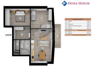 Prodej bytu 3+kk, Horní Planá, 60 m2