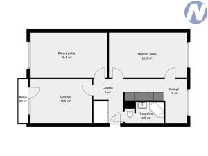 Prodej bytu 3+1, České Budějovice, Dobrovodská, 82 m2