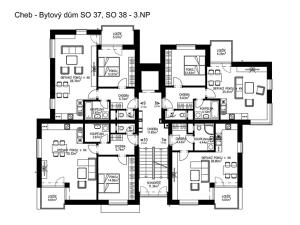 Prodej bytu 2+kk, Cheb, K Pomezí, 58 m2