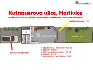 Prodej rodinného domu, Hostivice, Kutnauerova, 88 m2