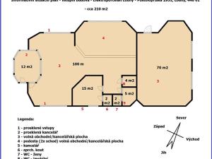 Pronájem obchodního prostoru, Louny, Postoloprtská, 210 m2