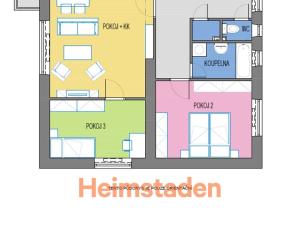 Pronájem bytu 3+kk, Havířov - Prostřední Suchá, Kapitána Jasioka, 69 m2