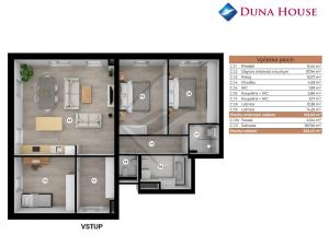 Prodej bytu 4+kk, Horní Planá, 103 m2