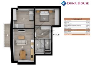 Prodej bytu 3+kk, Horní Planá, 60 m2