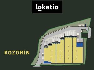 Pronájem skladu, Kozomín, 1800 m2