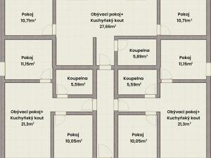 Prodej bytu 3+kk, Kaznějov, K Mistráku, 52 m2