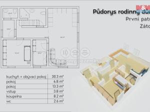 Prodej ubytování, Lenora - Zátoň, 121 m2