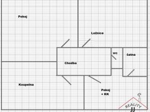 Pronájem bytu 3+kk, Praha - Lipence, Průjezdná, 102 m2