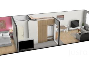 Pronájem bytu 2+kk, Strakonice - Strakonice I, Mlýnská, 41 m2