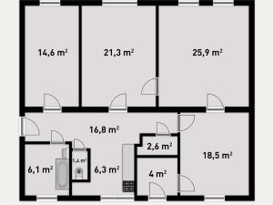 Prodej bytu 4+1, Holice, 147 m2