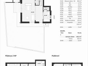 Prodej bytu 4+kk, Praha - Pitkovice, Žampiónová, 163 m2