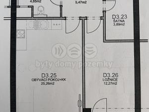 Prodej bytu 2+kk, Kutná Hora - Hlouška, Za Lidkou, 53 m2