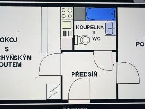 Pronájem bytu 2+kk, Liberec - Liberec VI-Rochlice, Na Žižkově, 45 m2