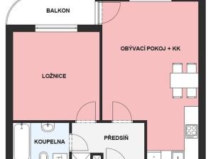 Pronájem bytu 2+kk, Brno, Místní, 50 m2