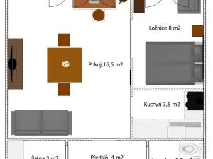 Prodej bytu 2+kk, Vrchlabí, Horská, 38 m2