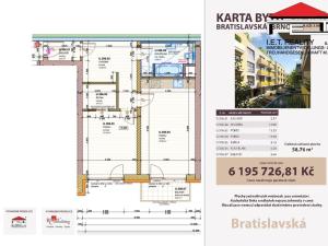 Prodej bytu 2+kk, Brno - Zábrdovice, Bratislavská, 55 m2