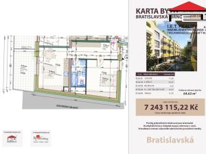 Prodej bytu 2+kk, Brno - Zábrdovice, Bratislavská, 65 m2