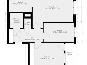 Pronájem bytu 3+kk, Praha - Bohnice, Cafourkova, 54 m2