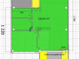 Pronájem kanceláře, Praha - Kyje, Průmyslová, 231 m2