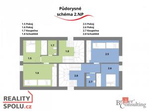 Prodej bytu 3+kk, Bedřichov, 76 m2