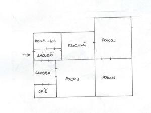 Prodej rodinného domu, Hovorčovice, Souběžná, 72 m2