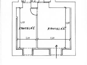 Pronájem kanceláře, Praha - Holešovice, Janovského, 40 m2