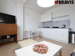 Pronájem bytu 2+kk, Brno - Štýřice, Táborského nábřeží, 40 m2