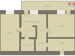 Pronájem bytu 2+1, Praha - Hostivař, U dvojdomů, 59 m2