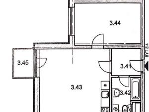 Pronájem bytu 2+kk, Kladno - Kročehlavy, Jaroslava Holečka, 47 m2