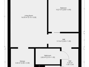 Pronájem bytu 2+kk, Praha - Ruzyně, Ciolkovského, 41 m2