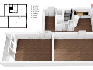 Prodej bytu 2+1, Děčín - Děčín VI-Letná, Severní, 63 m2