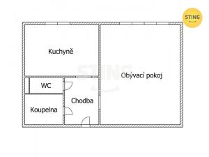 Pronájem bytu 1+1, Nové Město na Moravě, Budovatelů, 42 m2