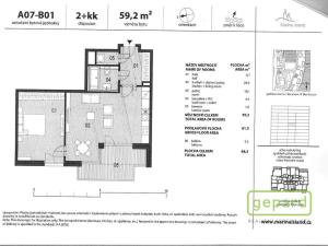 Pronájem bytu 2+kk, Praha - Holešovice, Sanderova, 68 m2