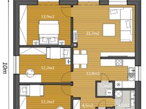 Prodej bytu 4+kk, Divec, 83 m2