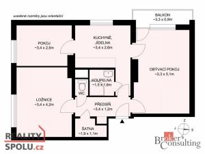 Prodej bytu 3+1, Kamenná, 60 m2