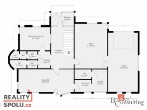 Prodej kanceláře, Průhonice, U Křížku, 447 m2