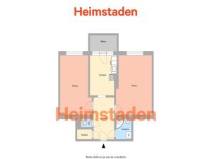 Pronájem bytu 2+1, Ostrava - Zábřeh, náměstí Gen. Svobody, 58 m2