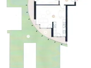 Pronájem bytu 2+kk, Praha - Smíchov, Holečkova, 180 m2