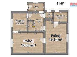 Prodej rodinného domu, Staňkov - Staňkov I, Trnkova, 47 m2