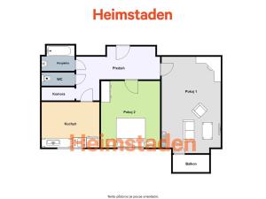 Pronájem bytu 2+1, Havířov - Město, Nedbalova, 57 m2