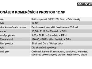 Pronájem kanceláře, Brno, Královopolská, 633 m2